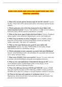 NURS 5462 EXAM NEW UPDATED QUESTIONS AND 100&percnt; VERIFIED ANSWERS
