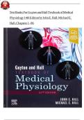 Guyton and Hall Textbook of Medical Physiology 14th Edition Test Bank by John E. Hall, Michael E. Hall