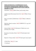 INBDE ENDODONTICS COMPREHENSIVE EXAM  QUESTIONS WITH DETAILED VERIFIED AND 100&percnt;  ACCURATE ANSWERS BRAND NEW EXAM ALREADY  GRADED &lpar;A&plus; PASS&rpar; 