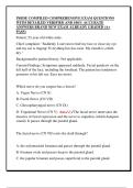 INBDE COMPILED COMPREHENSIVE EXAM QUESTIONS  WITH DETAILED VERIFIED AND 100&percnt; ACCURATE  ANSWERS BRAND NEW EXAM ALREADY GRADED &lpar;A&plus;  PASS&rpar; 