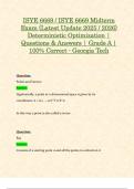 ISYE 6669 &sol; ISYE6669 Midterm Exam &lpar;Latest Update 2025 &sol; 2026&rpar; Deterministic Optimization &vert; Questions & Answers &vert; Grade A &vert; 100&percnt; Correct - Georgia Tech