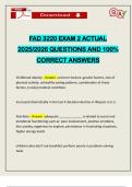 EXAMS PACK&colon;&colon;&colon; FAD 3220 ACTUAL 2025&sol;2026 Q&A 100&percnt; PASS