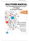 Accounting Information Systems &ndash; 15th Edition &lpar;Marshall B&period; Romney&comma; Paul J&period; Steinbart&comma; Scott L&period; Summers&comma; David A&period; Wood&rpar; &ndash; Complete Solutions Manual
