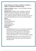 Wong's Nursing Care of Infants and Children 12th Edition Hockenberry &vert; Complete Chapter-by-Chapter Test Bank &vert; Verified Answers & Rationale &vert; NCLEX&sol;HESI Aligned &vert; Guaranteed Pass