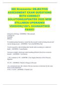 SDI Divemaster OBJECTIVE ASSESSMENT EXAM QUESTIONS WITH CORRECT SOLUTIONS&vert;UPDATED 2025 NEW SYLLABUS UPGRADED VERSION&vert;&vert;100&percnt; GUARANTEED PASS&excl;&excl;&excl;