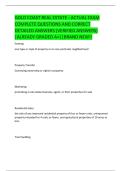 GOLD COAST REAL ESTATE - ACTUAL EXAM  COMPLETE QUESTIONS AND CORRECT  DETAILED ANSWERS &lpar;VERIFIED ANSWERS&rpar;  &vert;ALREADY GRADED A&plus;&vert;&vert;BRAND NEW&excl;&excl; 
