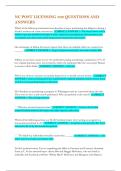 BUNDLE PACKAGE DEAL FOR  NC - POST &vert;&vert; EXAMINATIONS QUESTIONS WITH BEST SOLUTIONS&period; SOLUTIONS WITH RATIONALES &vert;&vert; GRADED A  SOLUTIONS &vert;&vert; EXECELLECE