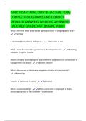 GOLD COAST REAL ESTATE - ACTUAL EXAM  COMPLETE QUESTIONS AND CORRECT  DETAILED ANSWERS &lpar;VERIFIED ANSWERS&rpar;  &vert;ALREADY GRADED A&plus;&vert;&vert;BRAND NEW&excl;&excl;