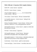 NRSG 2500 unit 1-2 Questions With Complete Solutions