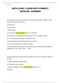 NETA LEVEL 2 EXAM WITH CORRECT DETAILED ANSWERS