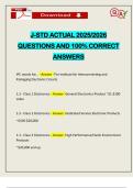J-STD ACTUAL 2025&sol;2026 QUESTIONS AND 100&percnt; CORRECT ANSWERS