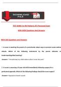 TEST BANK For RN Pediatric ATI Proctored Exam With NGN Questions And Answers