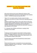 NEWEST&rpar; CLC 059 EXAM QUESTIONS AND VERIFIED ANSWERS