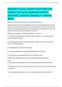 MNG2601 Chapter 6EXAM QUESTIONS AND  CORRECT DETAILED ANSWERS &lpar;VERIFIED  ANSWERS&rpar; &vert;ALREADY GRADED A&plus;&vert;&vert;BRAND  NEW&excl;&excl; 