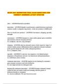 BCOR 2201 MARKETING FINAL EXAM QUESTIONS AND CORRECT ANSWERS LATEST UPDATED