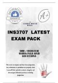 INS3707 LATEST EXAM PACK  2025 &lbrack;DETAILED QUESTIONS AND ANSWERS &rsqb;
