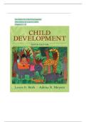 Test Bank For Child Development &lbrace; 10th Edition &rcub;By Laura E&period; Berk &vert; All Chapters 1 to 15 &vert; complete newest version updated 2025