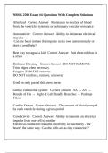 NRSG 2500 Exam &num;4 Questions With Complete Solutions