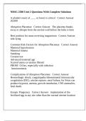 NRSG 2500 Unit 2 Questions With Complete Solutions
