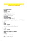AUTO MECHANICS EXAM COMPLETE QUESTIONS AND CORRECT RECENTLY UPDATED