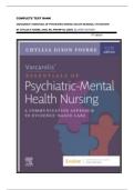 COMPLETE TEST BANK VARCAROLIS&rsquo; ESSENTIALS OF PSYCHIATRIC MENTAL HEALTH NURSING&comma; 5TH EDITION BY CHYLLIA D FOSBRE&comma; MSN&comma; RN&comma; PMHNP-BC &lpar;2024&rpar; &vert;&vert; LATEST EDITION