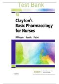 Test Bank For Clayton's Basic Pharmacology for Nurses 18th Edition by Michelle J&period; Willihnganz 