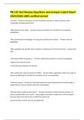 PN 125 Test Review Questions and answers Latest New&excl;&excl; 2025&sol;2026 100&percnt; verified correct 