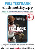 ACCESS Test Bank for Anatomy & Physiology The Unity of Form and Function 10thEdition Saladin