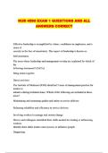 NUR 4590 EXAM 1 QUESTIONS AND ALL ANSWERS CORRECT