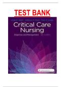TEST BANK For Urden&comma; Critical Care Nursing&colon; Diagnosis and Management 8th Edition&comma; Verified Chapters 1 - 41&comma; Complete Newest Version
