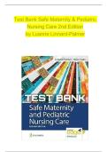 Test Bank - Safe Maternity and Pediatric Nursing Care&comma; 2nd Edition &lpar;Linnard-Palmer&comma; 2021&rpar;&comma; Chapter 1-38 &vert; All Chapters newest version