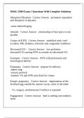 NRSG 2500 Exam 1 Questions With Complete Solutions