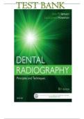 Test Bank For Dental Radiography&colon; Principles and Techniques 5th Edition by Joen Iannucci 