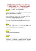 FSU ECO2013 EXAM 2 HAMMOCK EXAM QUESTIONS WITH CORRECT VERIFIED ANSWERS &vert; 100&percnt; PASS &lpar;A&plus; CERTIFIED&rpar;