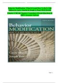 Behavior Modification&colon; What It Is and How To Do It &ndash; 12th Edition &lpar;Garry Martin & Joseph J&period; Pear&rpar; &vert; Complete Test Bank with Answers