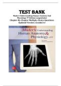 Mader&rsquo;s Understanding Human Anatomy & Physiology &ndash; 9th Edition &lpar;Longenbaker&rpar; &vert; Complete Test Bank with Answers