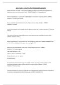 MDU EXAM 1 UPDATED QUESTIONS AND ANSWERS
