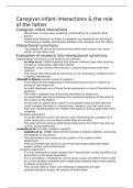 Attachment Notes - AQA A-Level Psychology