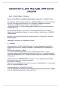 Package deal for Florida Dental Laws And Rules FLORIDA DENTAL LAW AND RULES EXAM REVIEW 2025&sol;2026