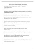 PCM 3 EXAM 3 ACTUAL QUESTIONS AND ANSWERS
