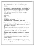 Nurs 3100 Unit 1 Exam 1 Questions With Complete Solutions
