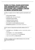 NURS 612 FINAL EXAM QUESTIONS AND ANSWERS WITH COMPLETE SOLUTIONS 100&percnt; CORRECT RATED A&plus; NEWLY UPDATED 2025