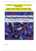 Psychopharmacology 4th Edition by Jerry Meyer &ndash; Complete Test Bank with Questions and Verified Answers &lpar;All Chapters&rpar;