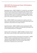 WGU D072 Pre Assessment Exam 140 Questions with Verified Answers&comma;100&percnt;CORRECT