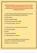 WGU D196 Objective Assessment Final Exam Version  3 Newest Complete All 100 Questions And Correct  Detailed Answers &lpar;Verified Answers&rpar; &vert;Already Graded  A&plus;&vert;&vert;Newest Version&excl;&excl;&excl;