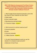 WGU D196 Objective Assessment Final Exam Version  1 Newest Complete All 180 Questions And Correct  Detailed Answers With Rationales &lpar;Verified Answers&rpar;  &vert;Already Graded A&plus;&vert;&vert;Newest Version&excl;&excl;&excl;