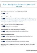 Block 3 3S231 Questions with Answers &lpar;100&percnt; Correct  Answers&rpar;