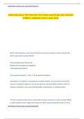 SARAH MICHELLE FNP PRACTICE TEST EXAM QUESTIONS AND VERIFIED CORRECT ANSWERS LATEST 2025&ndash;2026