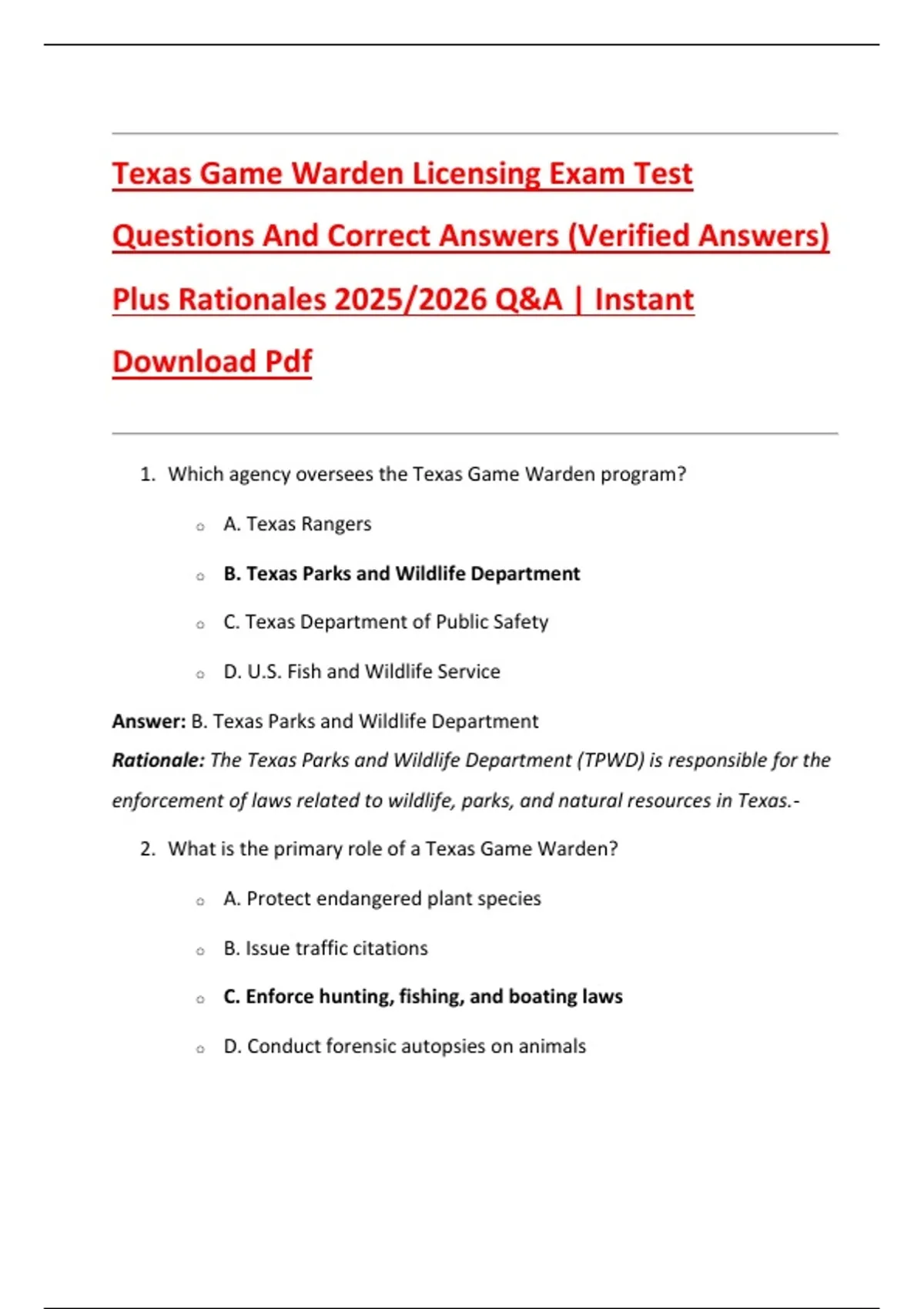 Texas Game Warden Licensing Exam Test Questions And Correct Answers 9116979 1200 1700.webp
