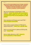 NSG 522 PSYCHOPHARMACOLOGY EXAM 2 NEWEST  2025&sol;2026 COMPLETE QUESTIONS AND CORRECT  ANSWERS &lpar;VERIFIED ANSWERS&rpar; &vert;ALREADY  GRADED A&plus;&vert;&vert;NEWEST EXAM VERSION&excl;&excl;&excl;